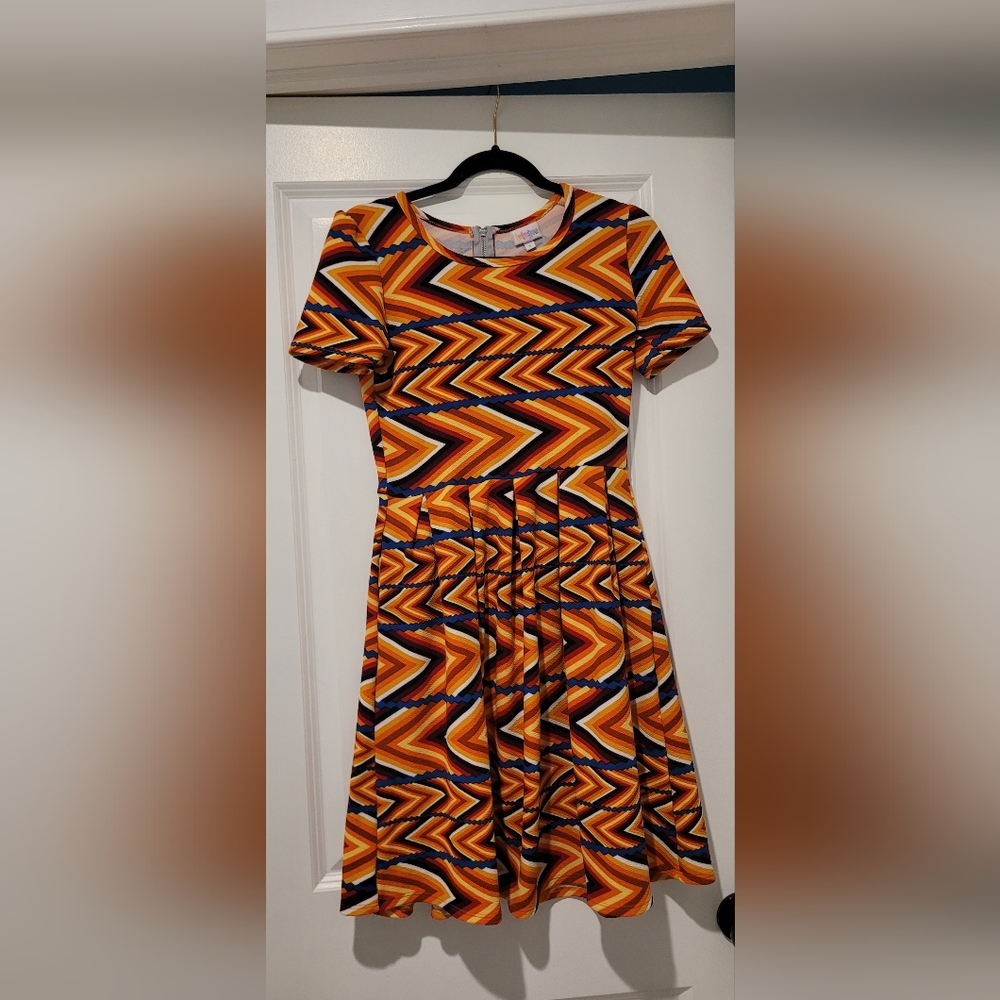 LuLaRoe Aztec Amelia Dress Small